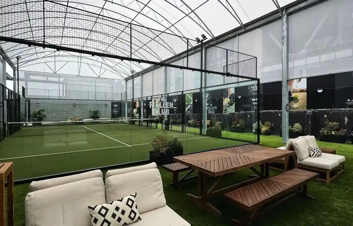 The Pollen Club padel courts