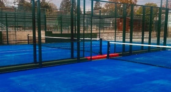 The Woodford Wells Club padel courts