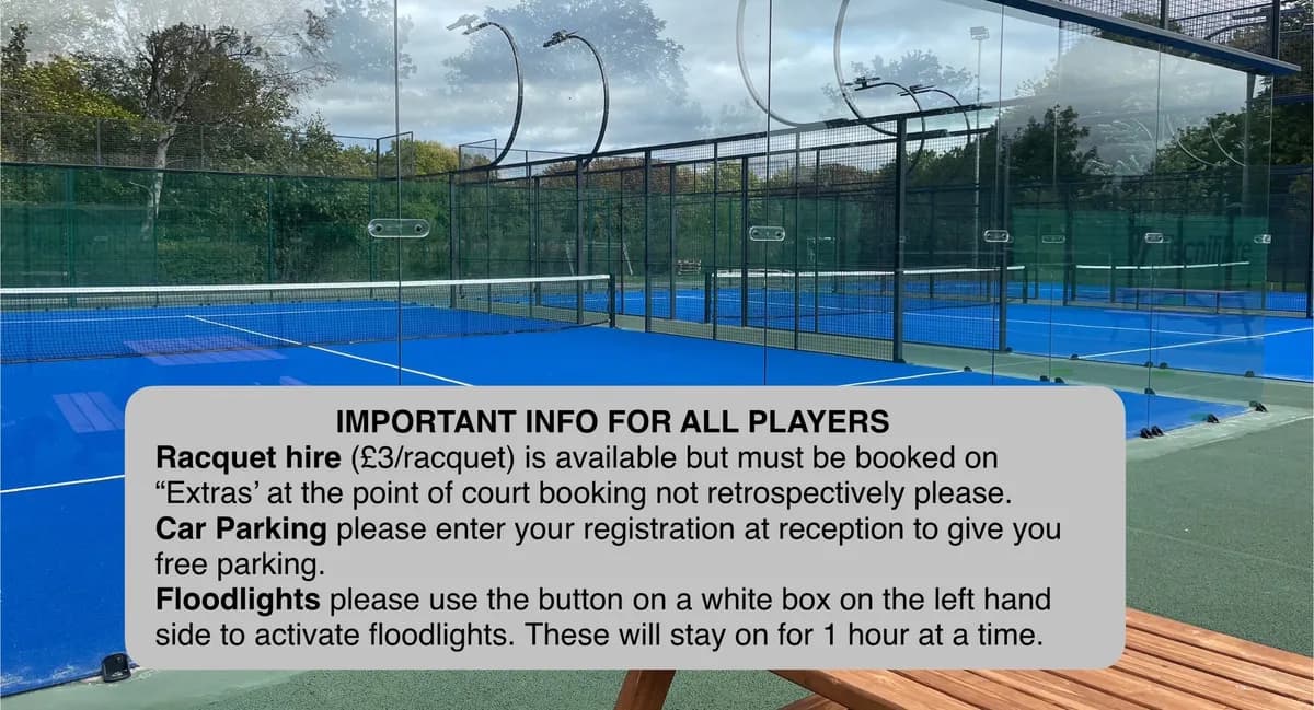 York St John University Padel padel courts
